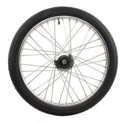 Wiel van Speedcart Lux 19" Roestvrij Staal