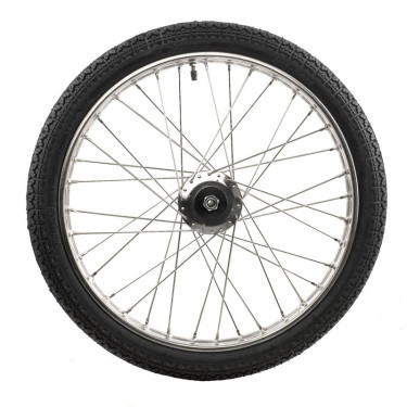 Wiel van Speedcart Lux 19" Roestvrij Staal