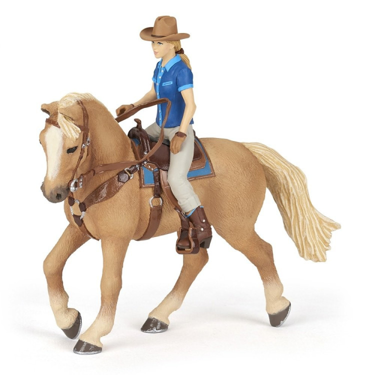 Westerns paard en zijn ruiter Papo