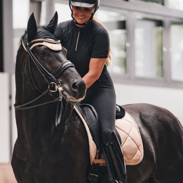 Zadeldek Dressuur Night Collection Back On Track Champagne Beige