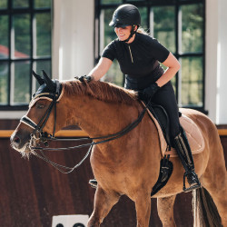 Zadeldek Dressuur Night Collection Back On Track Nougat Bruin