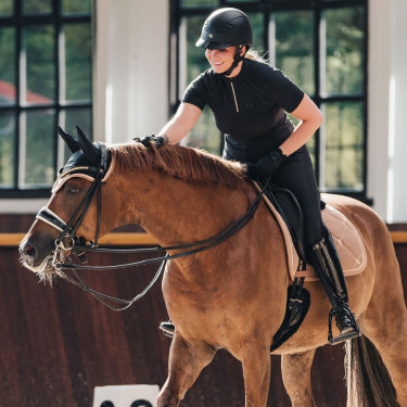 Zadeldek Dressuur Night Collection Back On Track Nougat Bruin