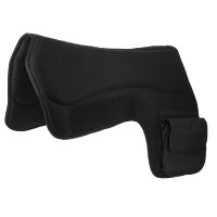 Western deken Westride met zakken Zwart