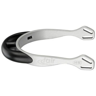 Éperons Sprenger FairRider arrondis Argent / noir