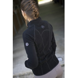 Fleecevest Equithème Lena Zwart