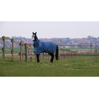 Nekkraag Equithème Tyrex 600D gerecycled Marineblauw