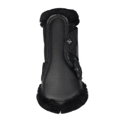 Gesloten peesbeschermers schapenvacht LeMieux Edge Mesh