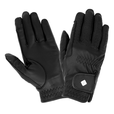 Leren rijhandschoenen Classic LeMieux Zwart