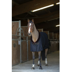 Droogdeken Equithème Teddy Noir / marron Droogdeken Equithème Teddy Noir / marron