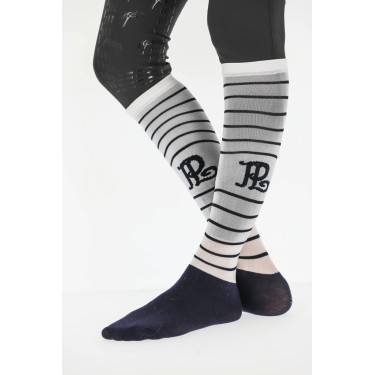 Sok Pénélope Wedstrijd Marineblauw / crème gestreept