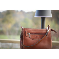 Handtas Pénélope Clémentine Cognac Bruin Handtas Pénélope Clémentine Cognac Bruin