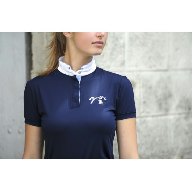 Wedstrijdpolo Pénélope Madrid met korte mouwen Wedstrijdpolo Pénélope Madrid met korte mouwen