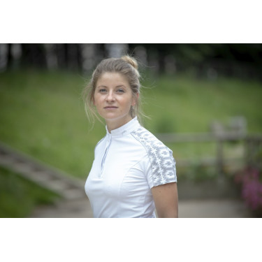 Polo Pénélope Anais Korte mouwen Wit