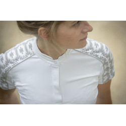 Polo Pénélope Anais Korte mouwen Wit