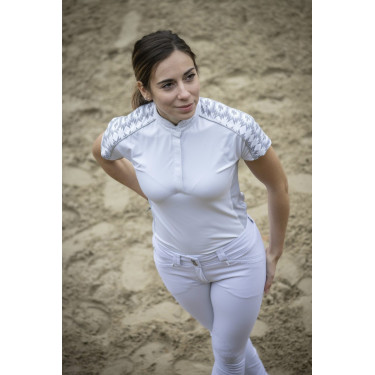 Polo Pénélope Anais Korte mouwen Wit