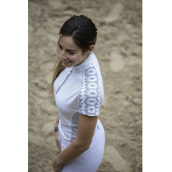 Polo Pénélope Anais Korte mouwen Wit