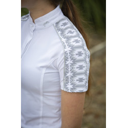 Polo Pénélope Anais Korte mouwen Wit