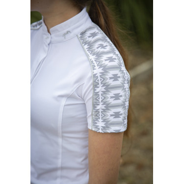 Polo Pénélope Anais Korte mouwen Wit