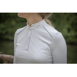 Polo Pénélope Anais lange mouwen Wit Polo Pénélope Anais lange mouwen Wit