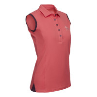 Mouwloze polo My LeMieux Khaki / sorbet Groen