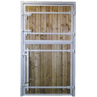 PORTE DE BOX PRO PIN DOUGLAS - TIRANT GAUCHE