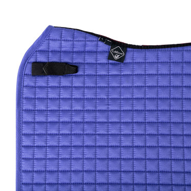 LeMieux Suede Dressuur Zadeldek Bluebell Blauw