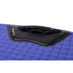 LeMieux Suede Dressuur Zadeldek Bluebell Blauw