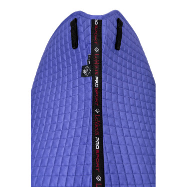 LeMieux Suede Dressuur Zadeldek Bluebell Blauw