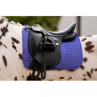 LeMieux Suede Dressuur Zadeldek Bluebell Blauw