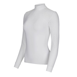Wedstrijdpolo LeMieux Olivia lange mouwen Wit Wedstrijdpolo LeMieux Olivia lange mouwen Wit