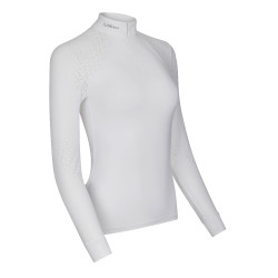 Wedstrijdpolo LeMieux Olivia lange mouwen Wit Wedstrijdpolo LeMieux Olivia lange mouwen Wit