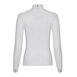 Wedstrijdpolo LeMieux Olivia lange mouwen Wit Wedstrijdpolo LeMieux Olivia lange mouwen Wit