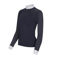 Wedstrijdpolo LeMieux Olivia lange mouwen Wit