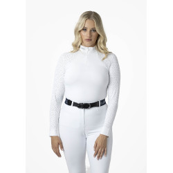 Wedstrijdpolo LeMieux Olivia lange mouwen Wit Wedstrijdpolo LeMieux Olivia lange mouwen Wit