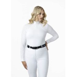 Wedstrijdpolo LeMieux Olivia lange mouwen Wit Wedstrijdpolo LeMieux Olivia lange mouwen Wit