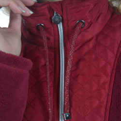 Kinderfleecevest Cabri Flags & Cup Rood