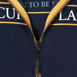 Kindersweater met rits Perico Flags & Cup Marineblauw