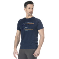 Kinder-T-shirt Pedro Flags & Cup Marineblauw