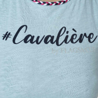 Dames T-shirt Goya Flags & Cup Azur Blauw