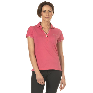 Damespolo Rosa Flags & Cup