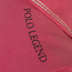 Damespolo Rosa Flags & Cup Fuchsia Roze