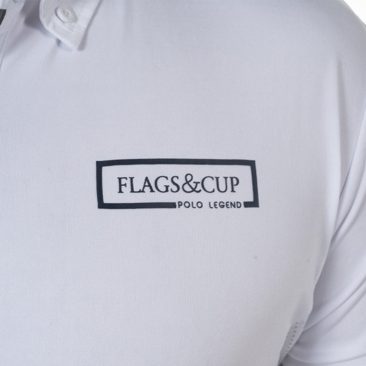 Herenpolo Comodoro ML Flags & Cup Herenpolo Comodoro ML Flags & Cup