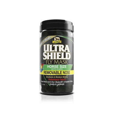 Vliegenmasker met oren en neusbeschermer Absorbine Ultrashield Vliegenmasker met oren en neusbeschermer Absorbine Ultrashield