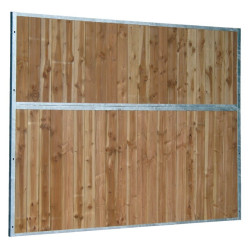 Vaste houten boxscheiding 0,5 m La Gée