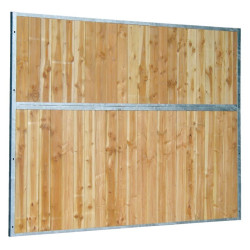 Vaste boxscheiding in massief hout 0,5 m La Gée