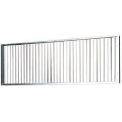 Scheidingsrooster voor box 4 m voor gemetselde onderbouw La Gée Scheidingsrooster voor box 4 m voor gemetselde onderbouw La Gée