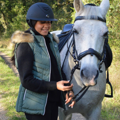 Gilet SM Flags & Cup Kiana Vert de gris