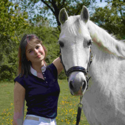 Polo Equithème Brussels met strass Marineblauw Polo Equithème Brussels met strass Marineblauw