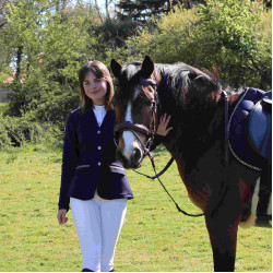 Damen-Turnierjacke Cima Flags & Cup Marineblauw