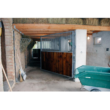 Draaiend afscheidingspaneel met spijlen/hout 3,5 m La Gée Draaiend afscheidingspaneel met spijlen/hout 3,5 m La Gée